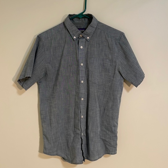 Patagonia Blue/Grey Button Down - Picture 1 of 4